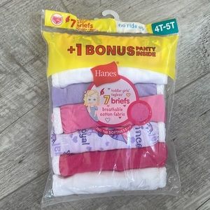 Hanes little girls briefs